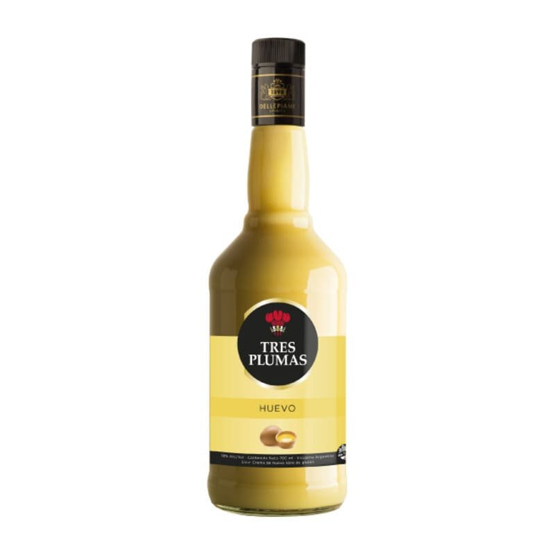 LICOR TRES PLUMAS PETACA CHOCOLATE 200 CC