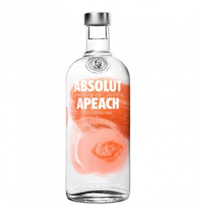 VODKA ABSOLUT APEACH 700CC x 1 un.