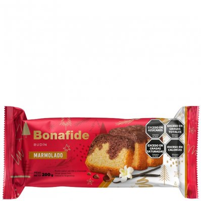 BUDIN BONAFIDE MARMOLADO 200GR x 12 un.