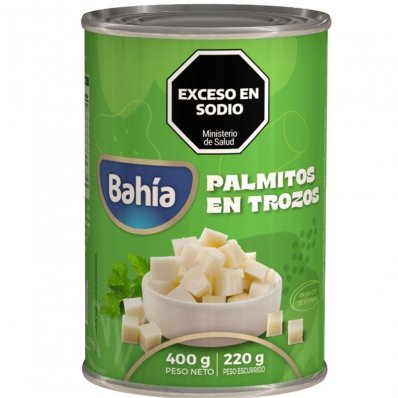 PALMITOS BAHIA EN TROZO 400GR x 6 un.