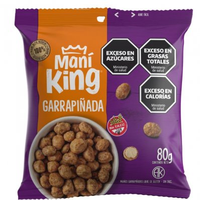 GARRAPIÑADA MANI KING SIN TACC 80GRS x 10 un.