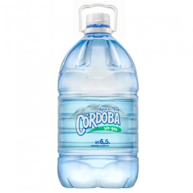 AGUA MINERAL CORDOBA BIDON 6.5LT x 1 un.