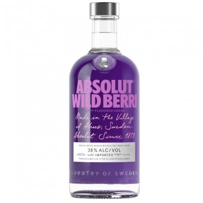 VODKA ABSOLUT WILD BERRI 700CC x 1 un.